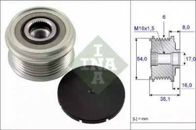 WILMINK GROUP wg1253642 -  Механизм свободного хода генератора